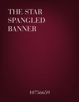 The Star Spangled Banner SSAA choral sheet music cover